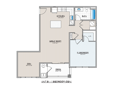 1 bedroom with den  at Wynfield, York, PA